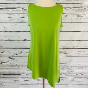 Rafaella Lime Green Asymmetrical Top